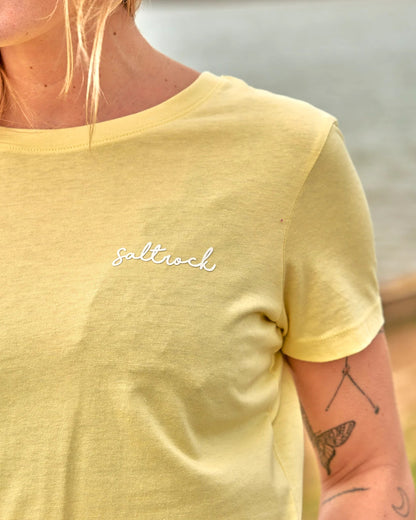 Saltrock Womens Velator Short Sleeve Tee - Light Yellow