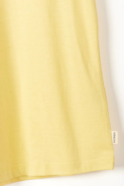 Saltrock Womens Velator Short Sleeve Tee - Light Yellow