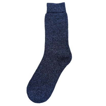 Blue womens Storm Ridge boot sock on a white background