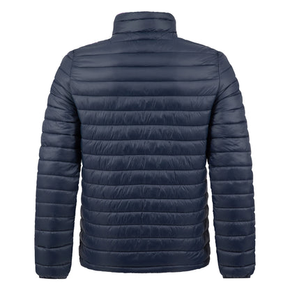 Back view of a Weird Fish Crantock padded jacket in navy.