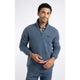 Weird Fish Mens Altwood 1/4 Zip Knitted Jumper - Ash Blue