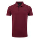 Weird Fish Mens Miles Pique Polo Shirt Tawny Port Red