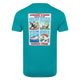 Weird Fish Mens James Pond Printed T-Shirt - Deep Teal