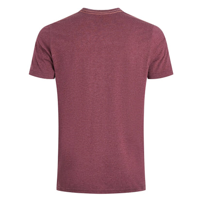 Weird Fish Mens Explorer Print T-Shirt Aubergine