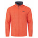 Weird Fish Mens Shires Full Zip Grid Fleece - Orange Spice
