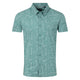 Weird Fish Mens Faraway Guitar Print Short Sleeve Shirt - Mineral Blue