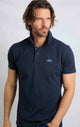 Weird Fish Mens Miles Pique Polo Shirt Navy