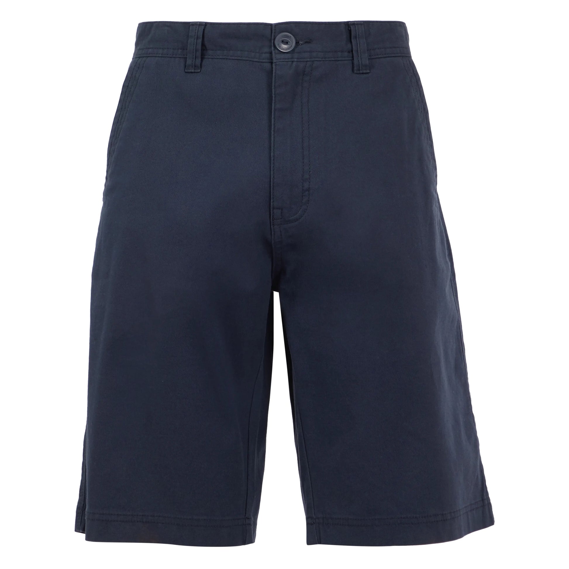 Weird Fish mens Rayburn navy chino shorts with button closure and belt loops