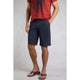 Weird Fish Mens Rayburn Flat Front Chino Shorts in Navy