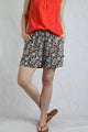 Weird Fish Womens Sundance Viscose Navy Floral Printed Shorts