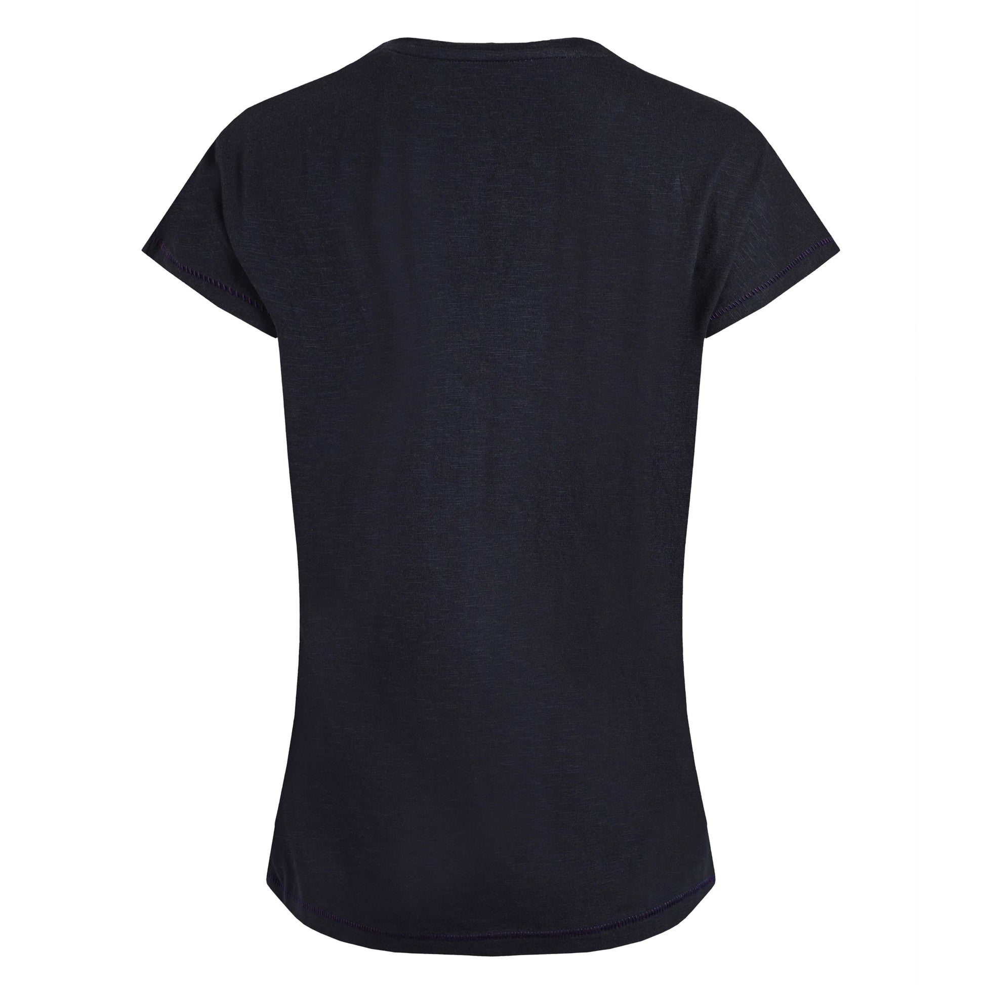 Navy t-shirt on a white background