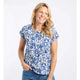 Weird Fish Womens Paw Paw T-Shirt - Blue Sapphire