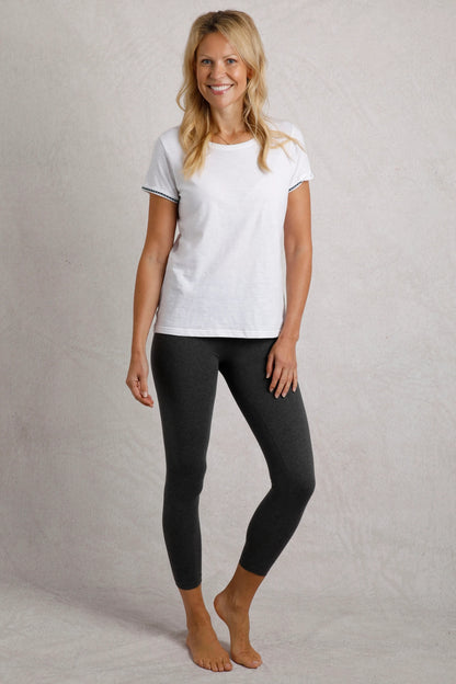 Weird Fish Womens Louisa Leggings - Charcoal Marl