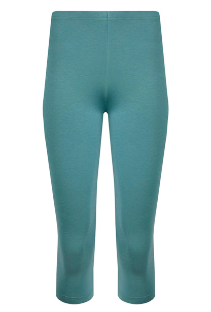 Weird Fish Womens Blondie Cropped Leggings - Mineral Blue