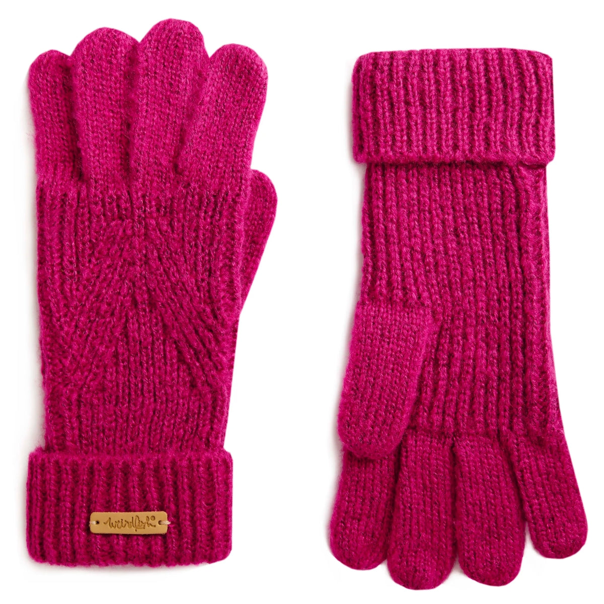 Weird Fish Womens Begonia Eco Gloves - Magenta