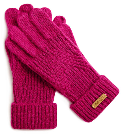 Weird Fish Womens Begonia Eco Gloves - Magenta