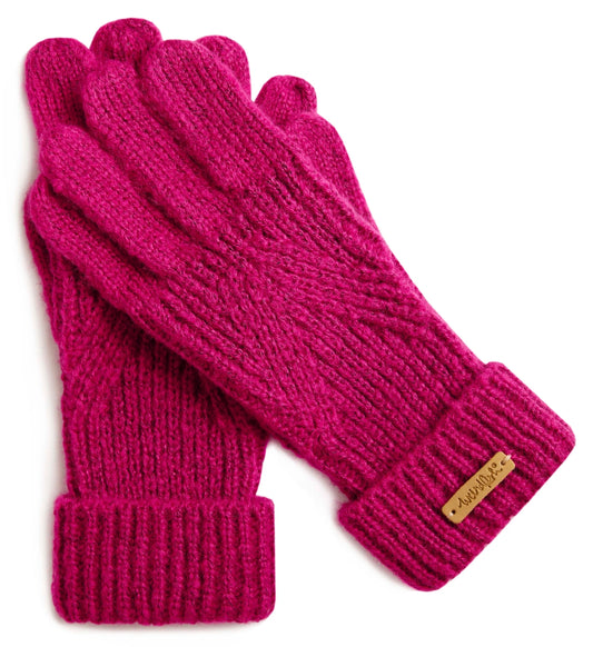 Weird Fish Womens Begonia Eco Gloves - Magenta