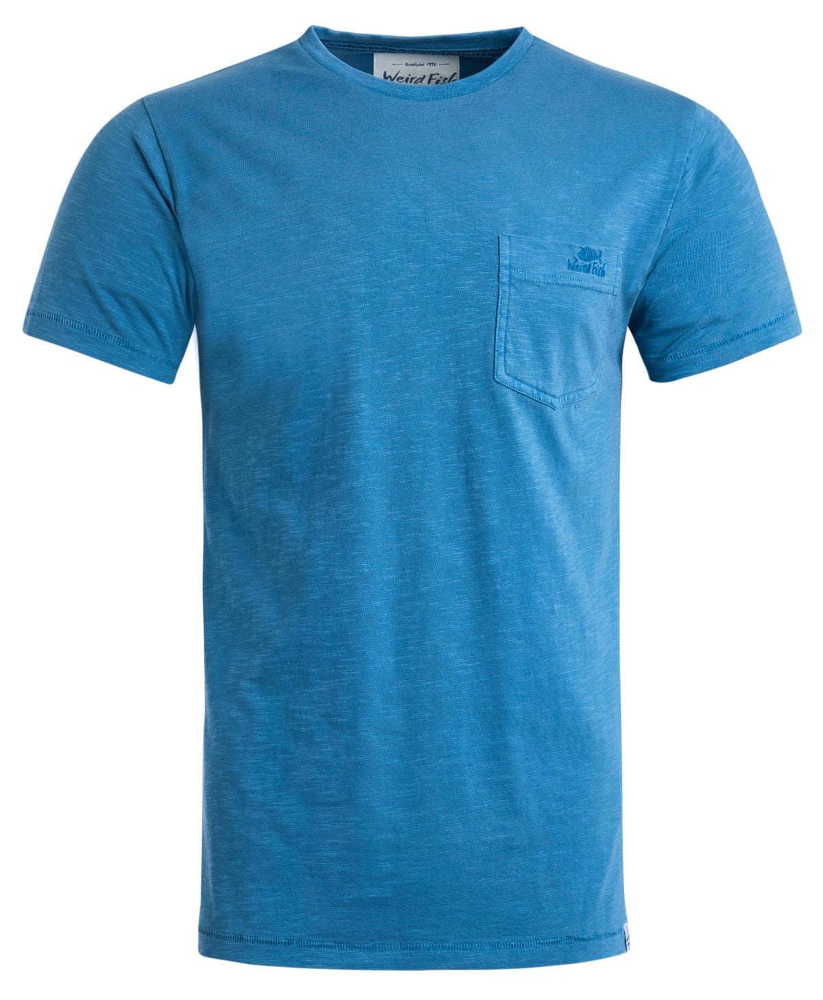 Weird Fish Mens Irvine Pocket Tee - Dark Blue