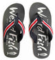 Weird Fish Mens Waterford Flip Flops Grey