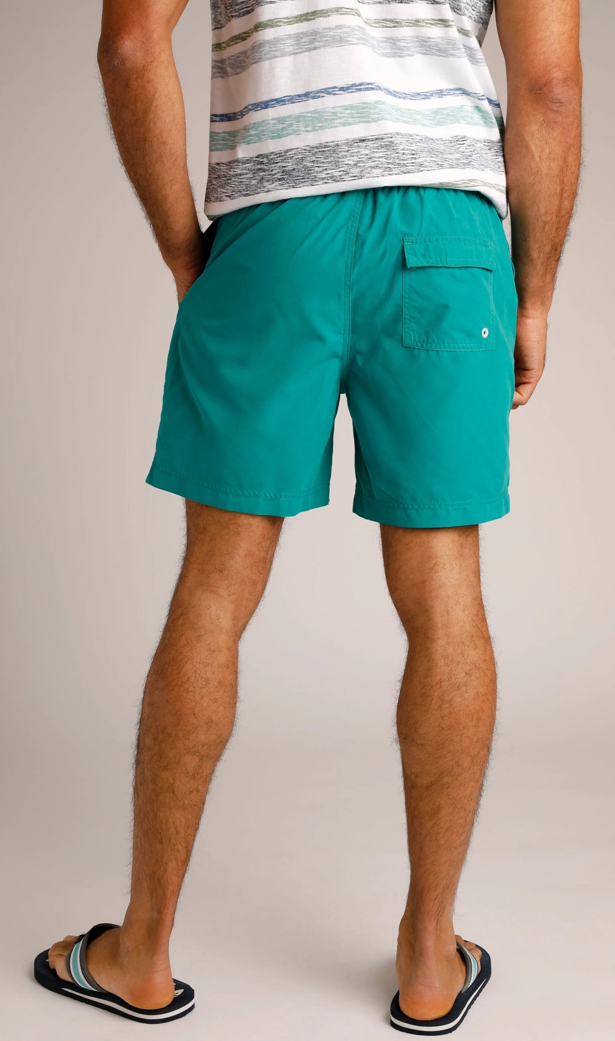 Weird Fish Mens 'Banning' Swim Shorts - Peacock