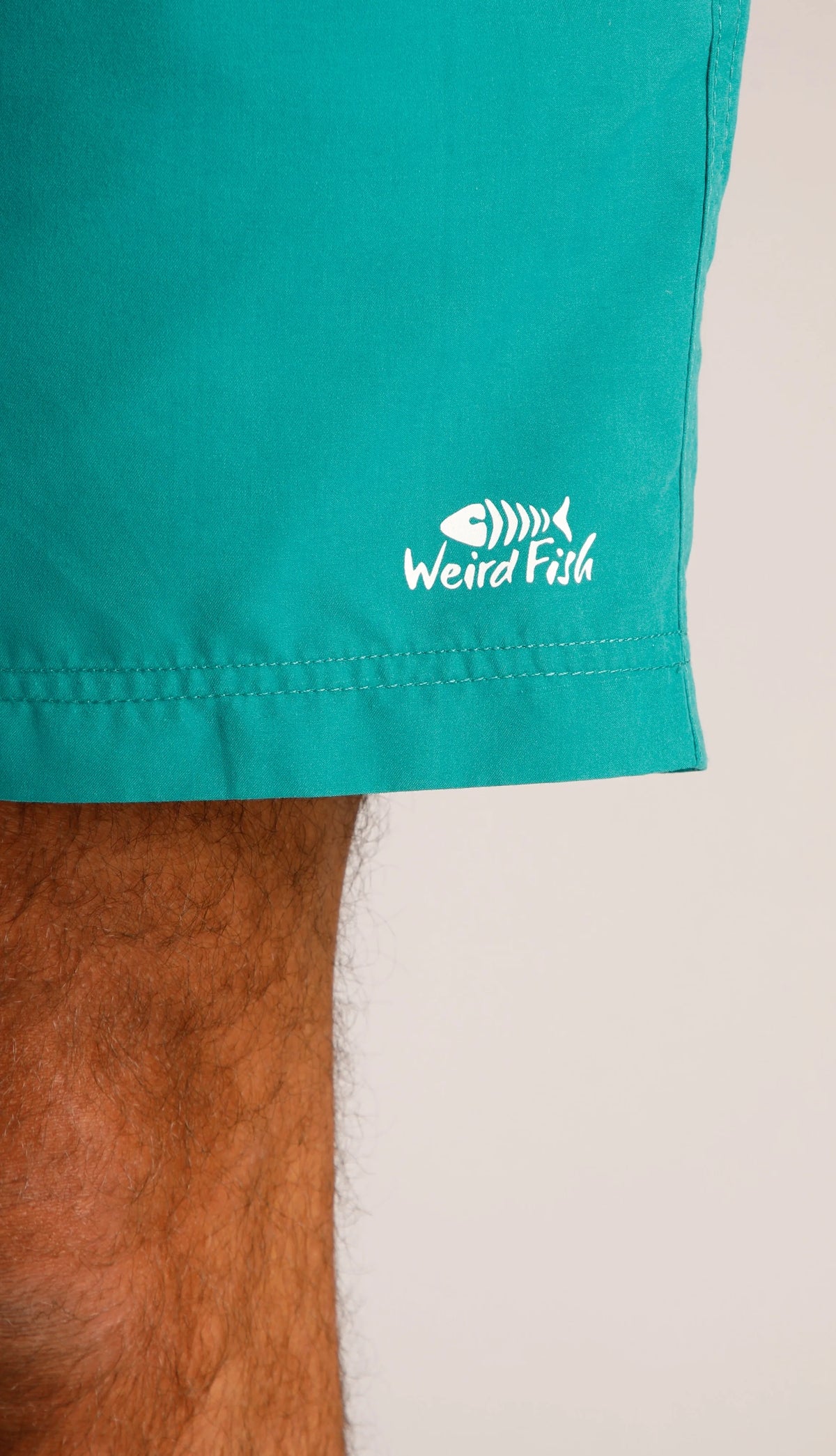 Weird Fish Mens 'Banning' Swim Shorts - Peacock