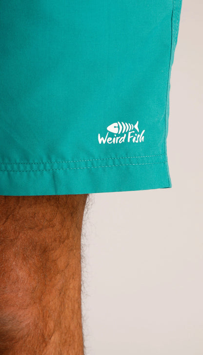 Weird Fish Mens 'Banning' Swim Shorts - Peacock