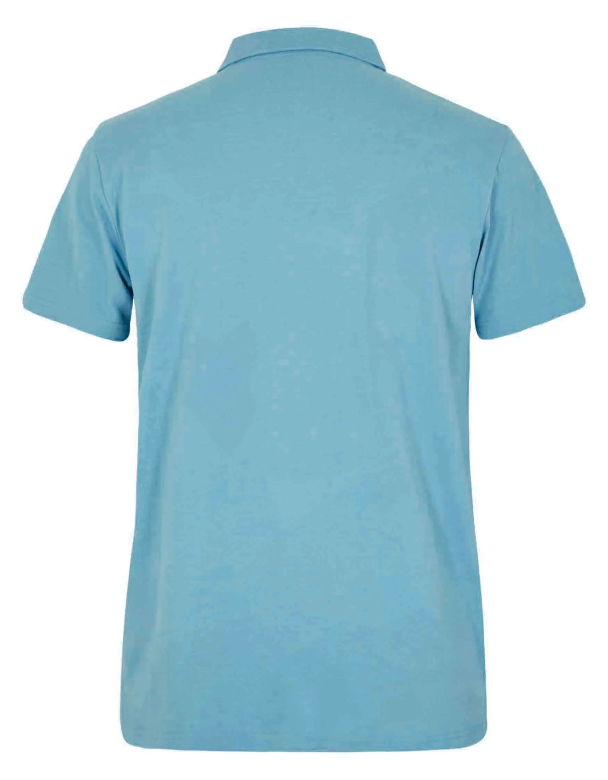 Men's plain jersey Jetstream polo shirt from Weird Fish in Sky Blue.