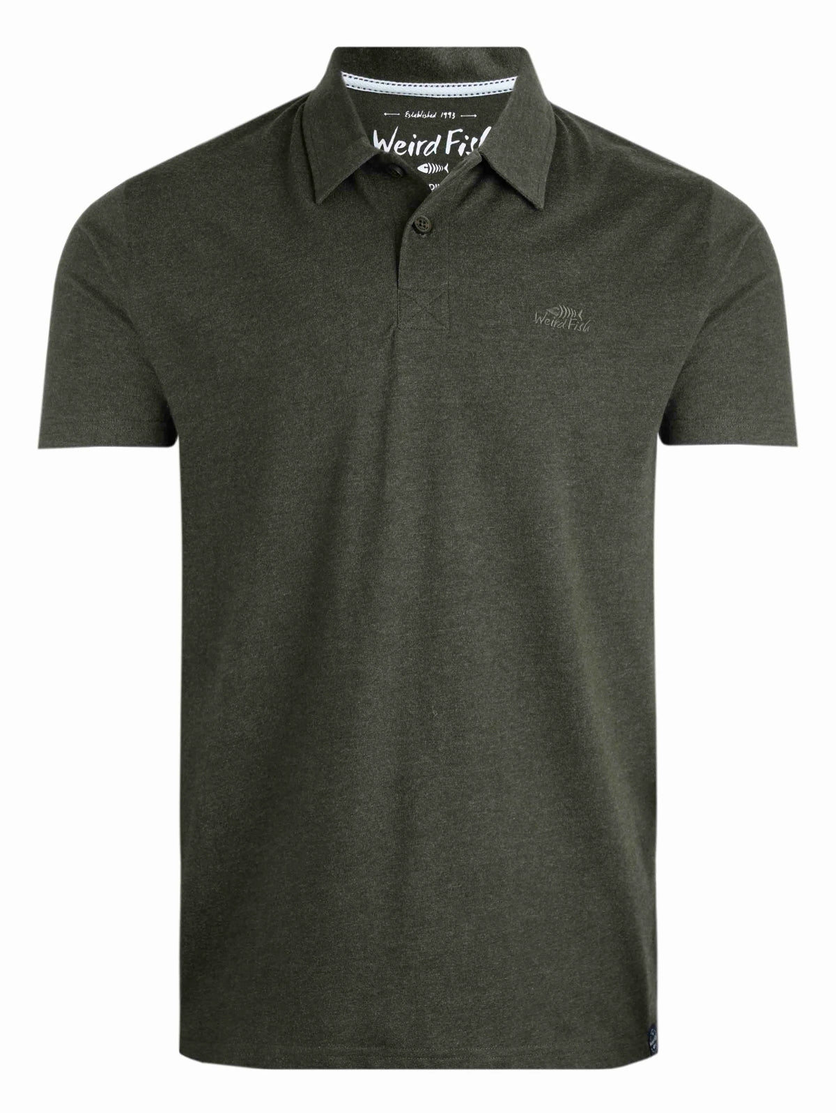 Weird Fish Mens Jetstream Polo Shirt - Fir Green