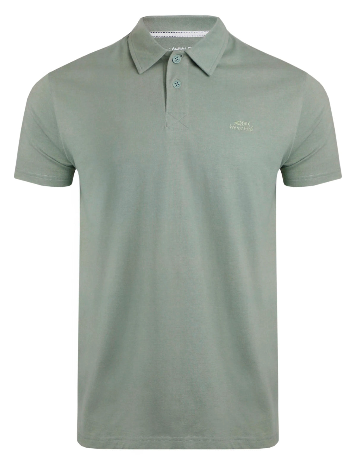 Men's Shadow coloured Jetstream jersey polo shirt from Weird Fish.