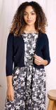 Weird Fish Womens Limon Cardigan Navy