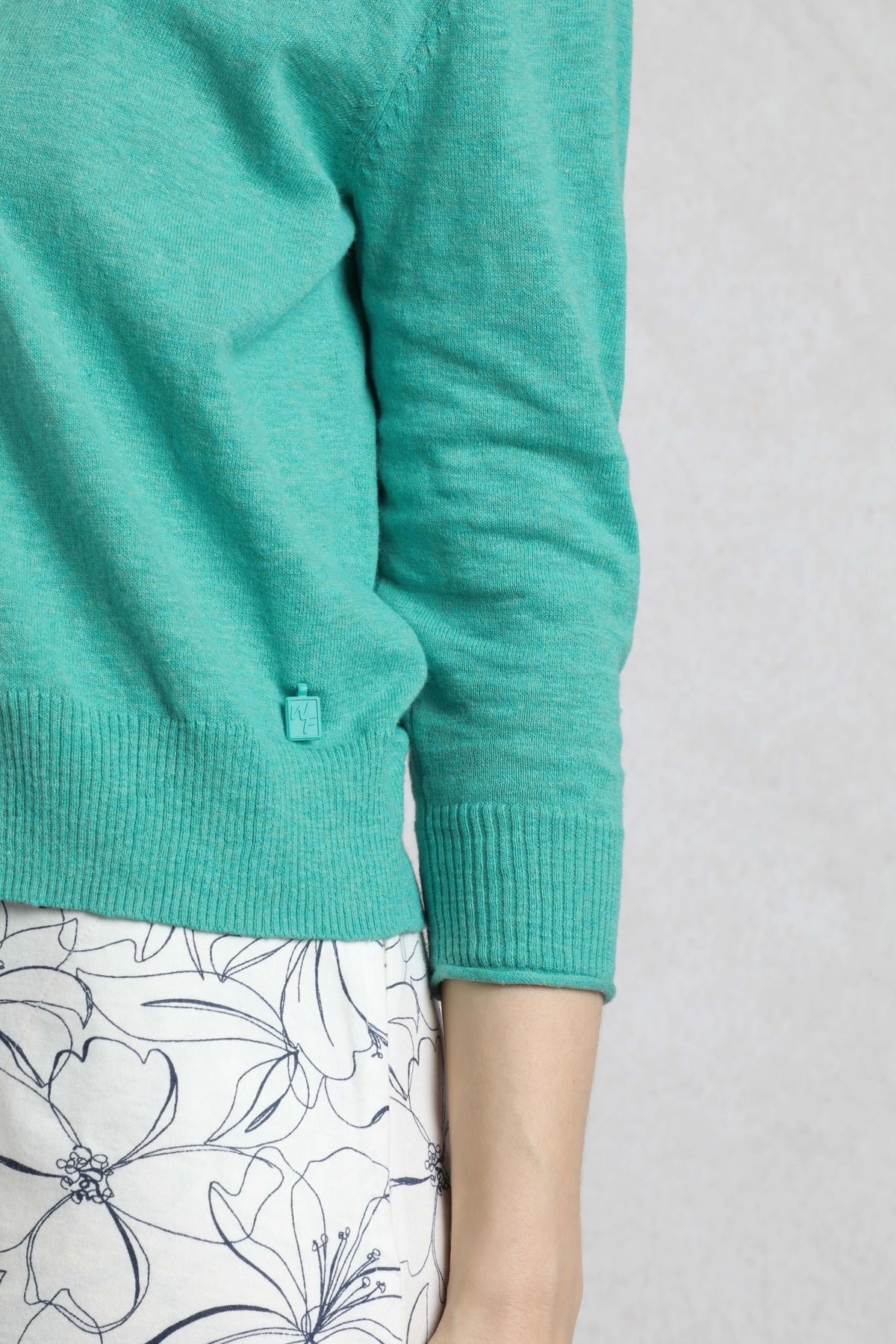 Weird Fish Womens Limon Cardigan - Aqua Blue