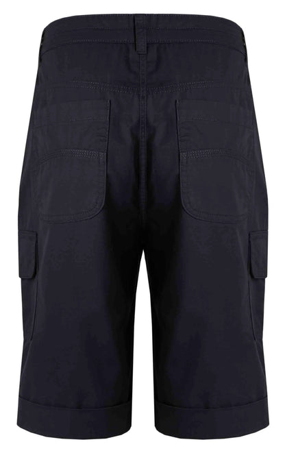 Women's Rhae cargo shorts in Navy from Weird Fish with side pockets.
