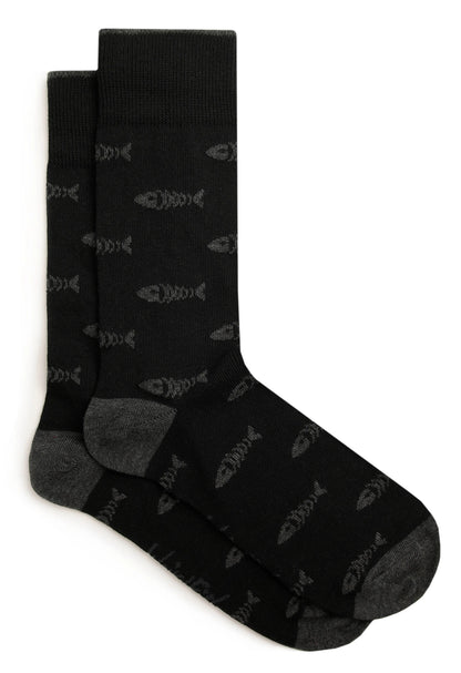 Weird Fish Mens 'Ronan' 3 Pack Socks - Grey