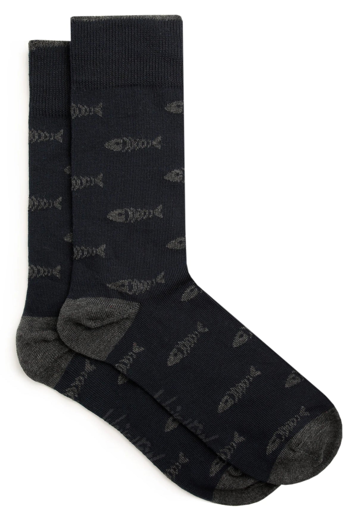 Weird Fish Mens 'Ronan' 3 Pack Socks - Grey