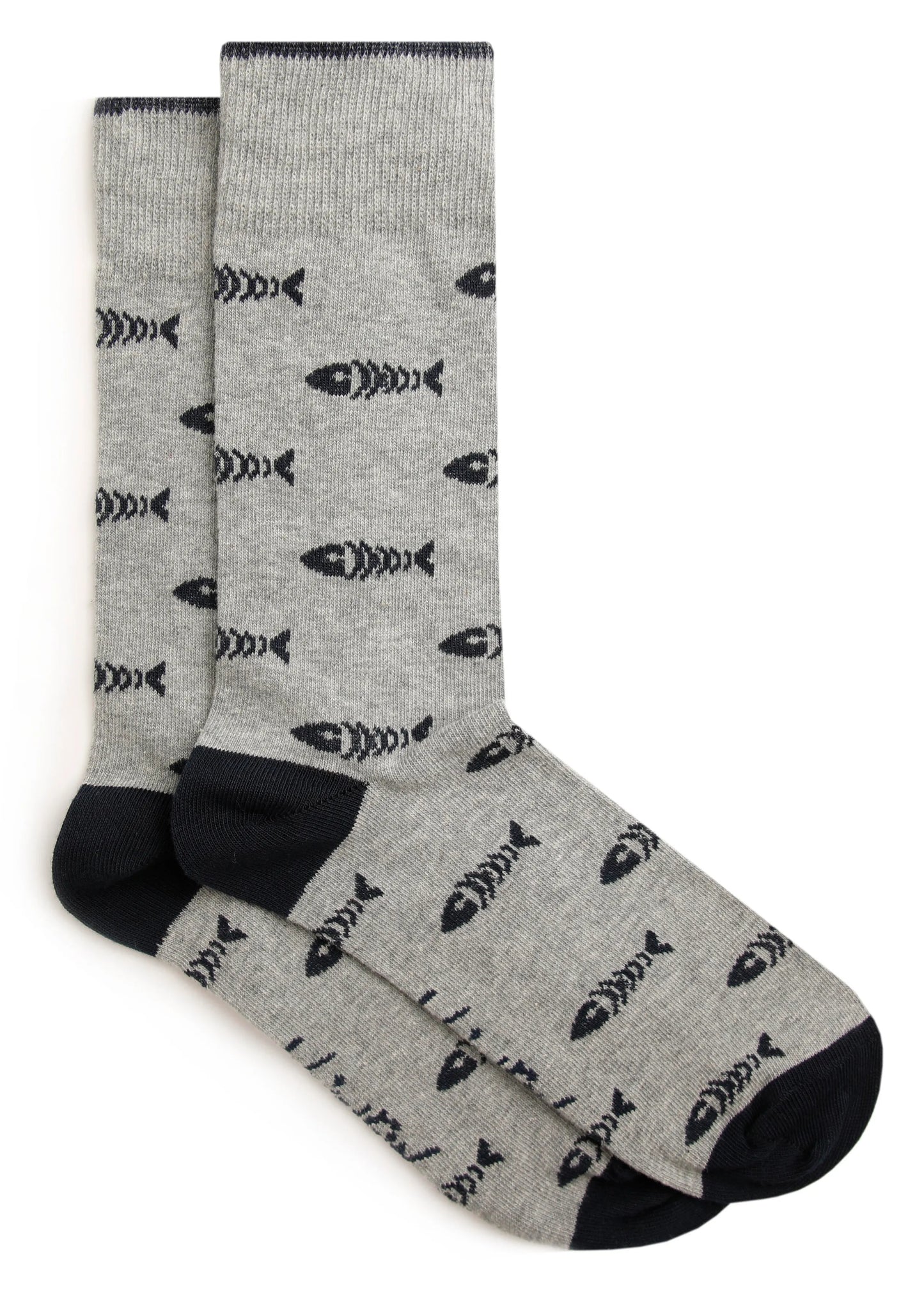 Weird Fish Mens 'Ronan' 3 Pack Socks - Grey