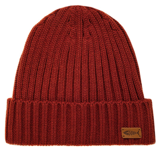 Weird Fish Monreith Eco Beanie - Burnt Henna