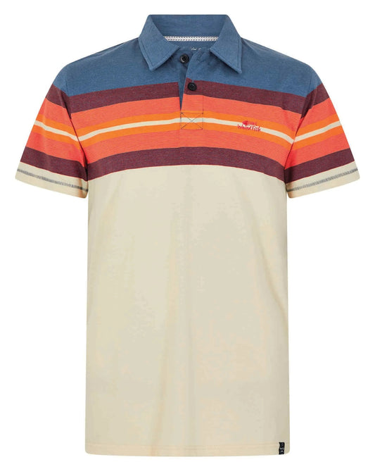 Weird Fish men's short sleeve Albury polo shirt in Radical Red.