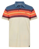 Weird Fish Mens Albury Chest Stripe Polo Shirt - Radical Red