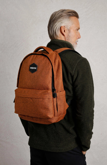 Weird Fish Nevis Backpack - Brick Orange
