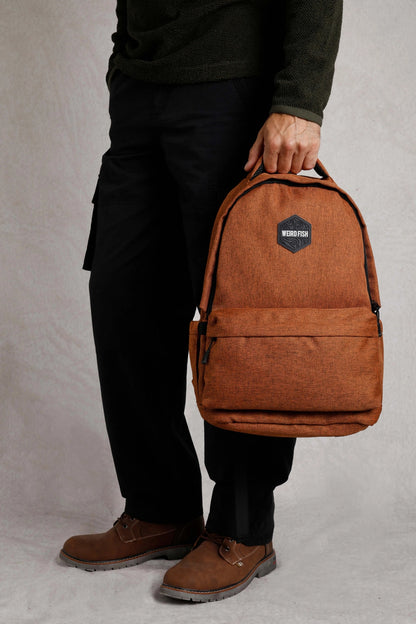 Weird Fish Nevis Backpack - Brick Orange
