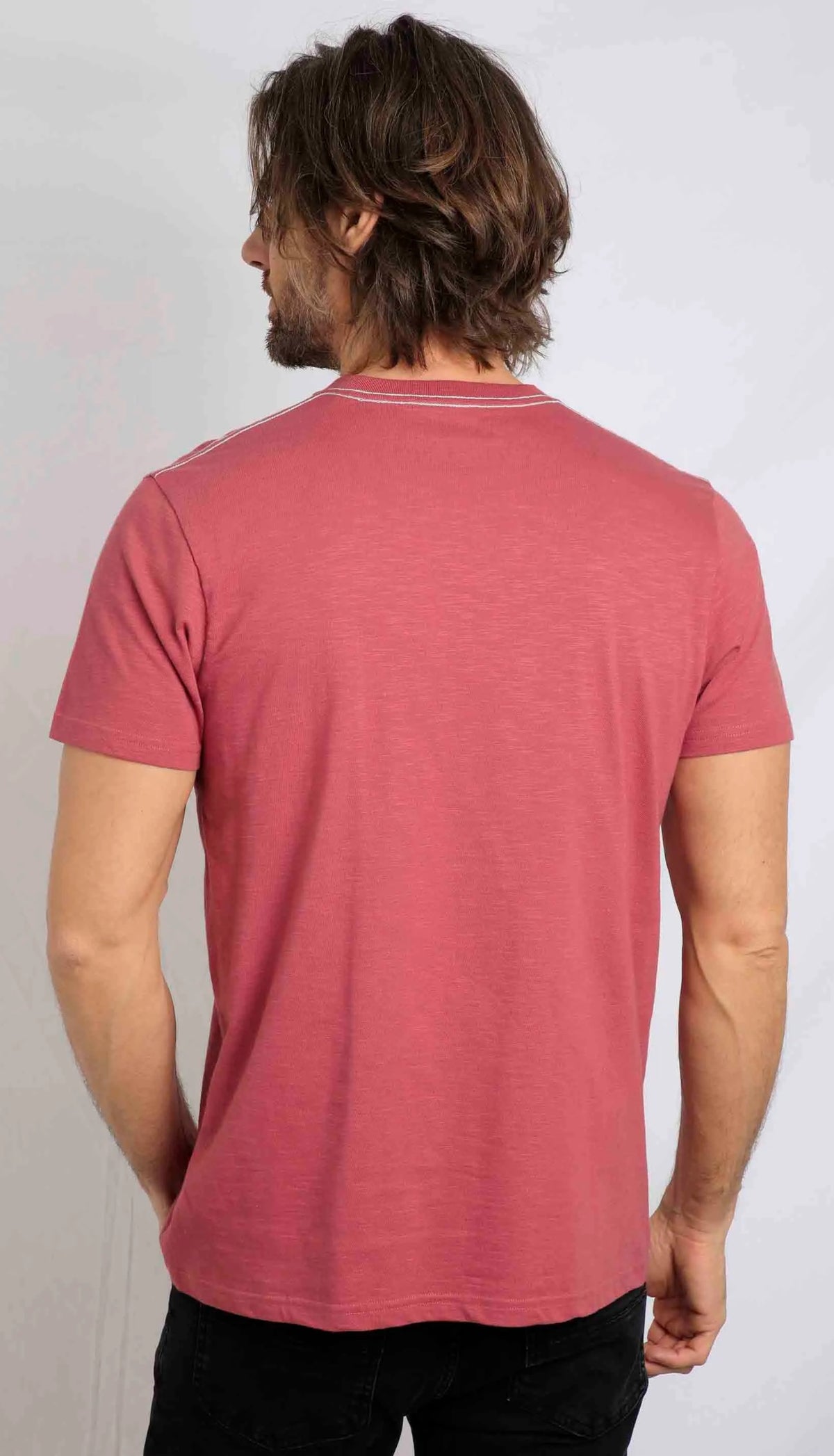 Men's plain short sleeve, crew neck Fished tee from Weird Fish in Rosewood.