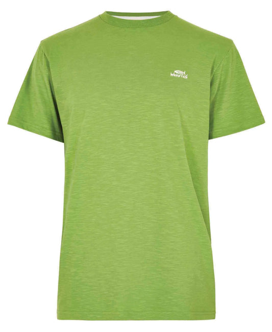 Weird Fish men's short sleeve Fished t-shirt in Kiwi Green.