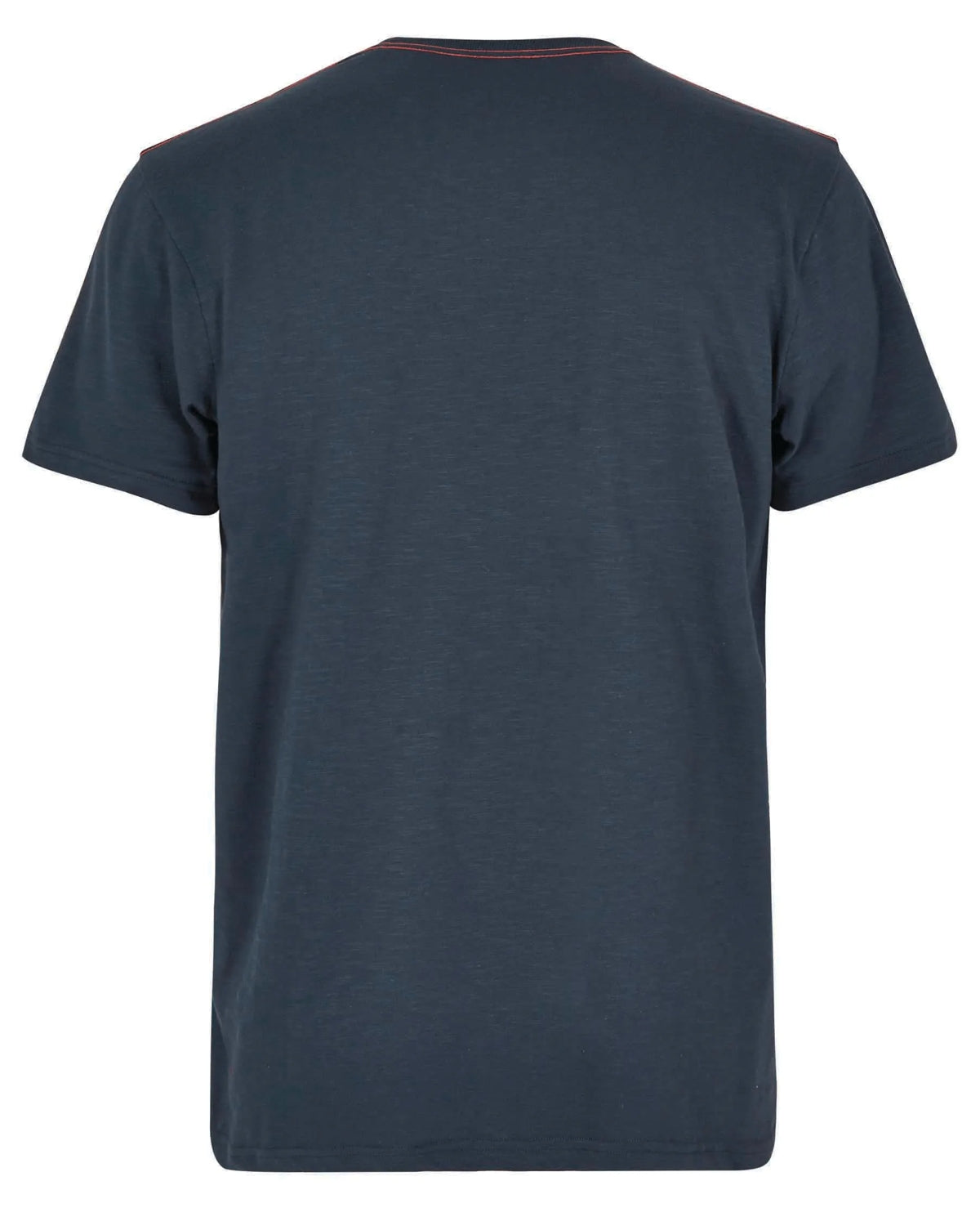 Weird Fish men's Fished plain short sleeve organic cotton slub t-shirt in Navy.