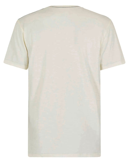 Weird Fish Mens Fished T-Shirt - Dusty White / Navy Logo