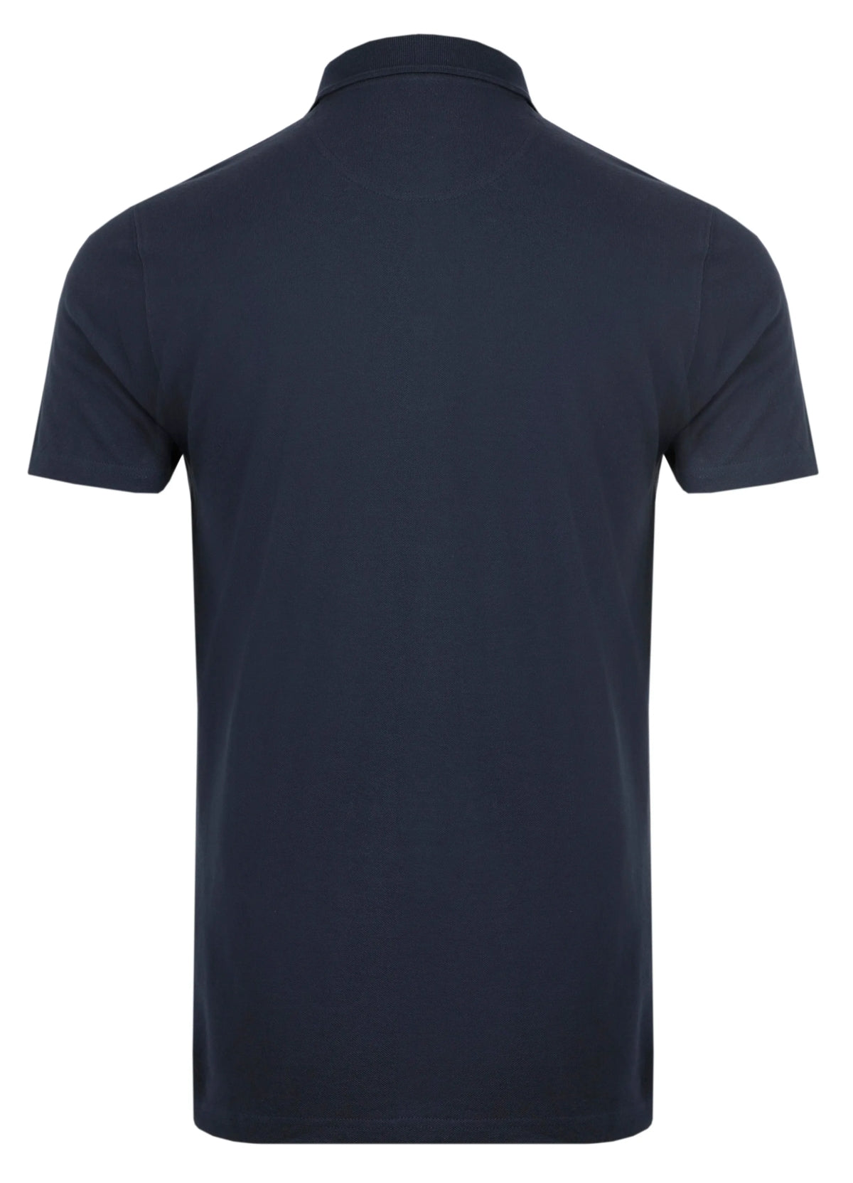 Weird Fish men's short sleeve Miles pique polo shirt in Navy.
