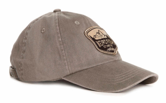 Weird Fish Firbank Washed Graphic Cap - Mink Brown