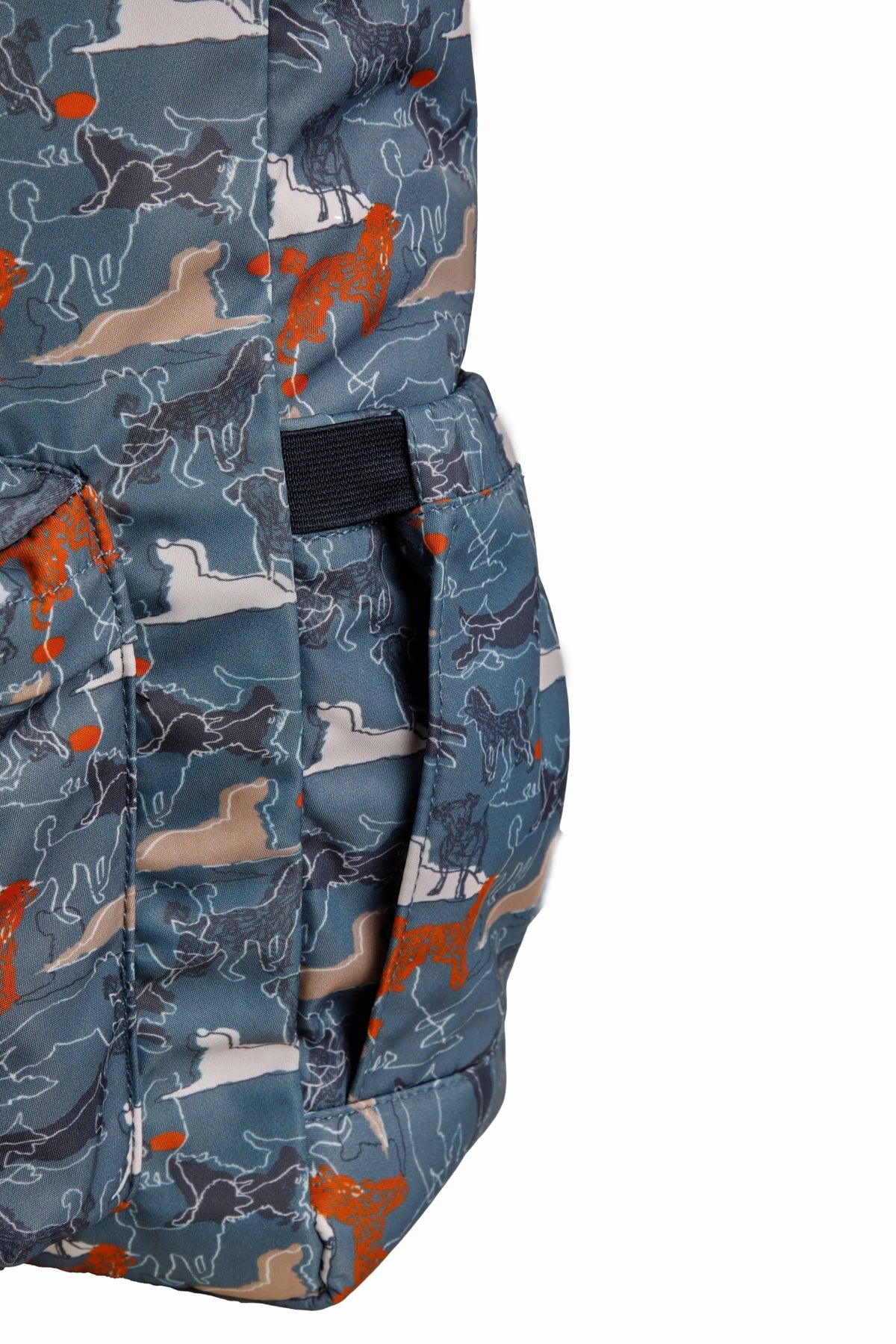 Weird Fish Nahla Dog Print Backpack - Blue Mirage
