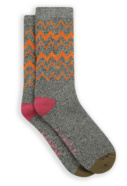 Weird Fish Womens Celia 2 Pack Walking Socks - Olive Green