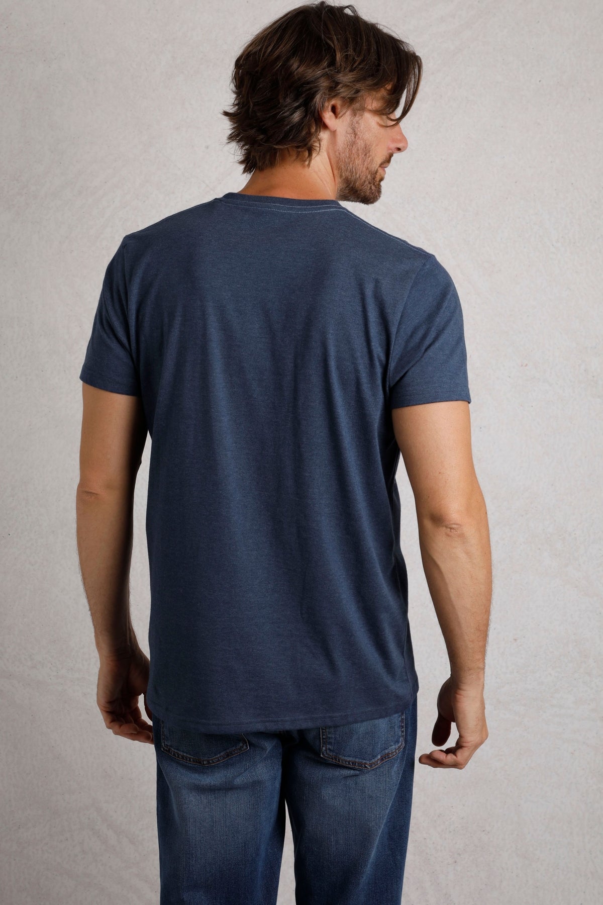 Weird Fish Mens Lake Life Printed Tee - Dark Blue