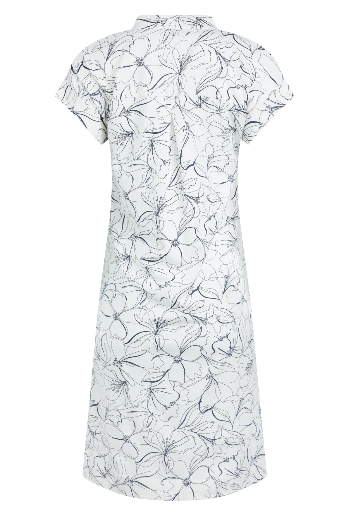 Weird Fish Womens Suffolks Printed Jersey Dress	- Light Cream